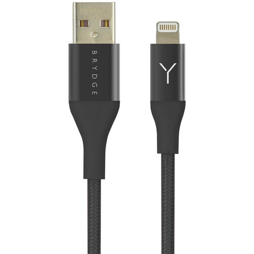 Brydge 1.2m Cable Lightning to USB Black - BRYCC00A5P