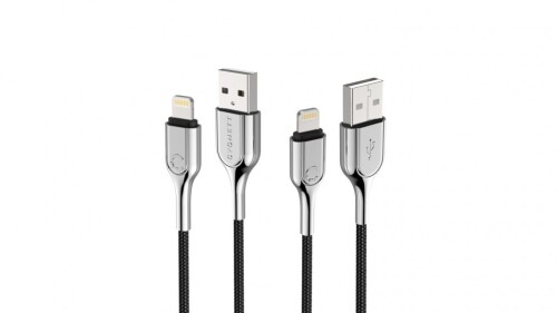 Cygnett 3m Armoured Lightning Cable - Black - CY2671PCCAL