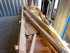 Pallet of TV Flats and French Frame Braces - 2