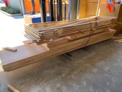 Pallet of TV Flats and French Frame Braces - 3