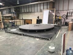 Rotating Round Platform, Approx. 3m Diameter  - 2