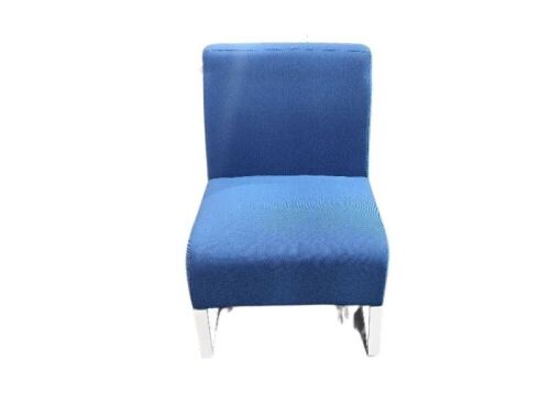 Vivin Jester Out Accent Chair/Fab-Navy Solid