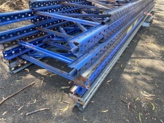 Warehouse Racking Uprights - 9 x Unknown Brand, Various Sizes - 2