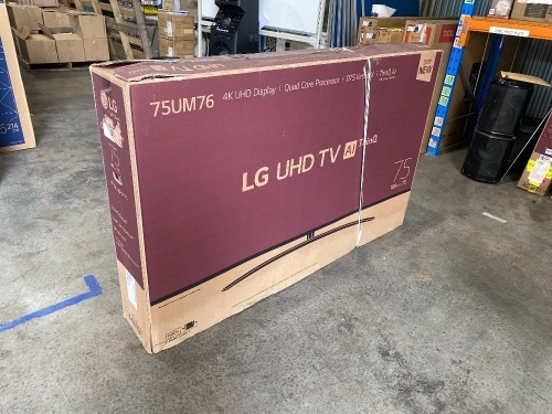 LG 75 Inch 4K UHD TV - 75UM76