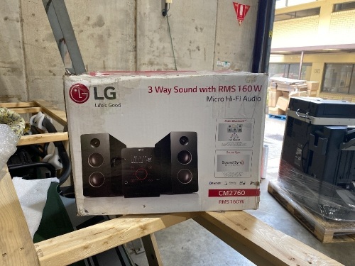 LG 3 Way Sound with RMS160W Micro Hifi - CM2760