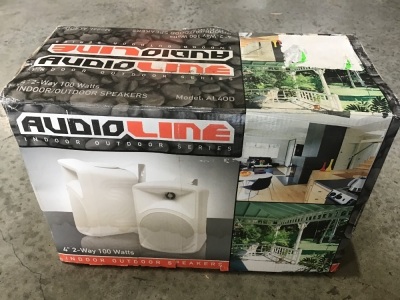 AudioLine - Indoor/Outdoor 4 Inch 2-watts Speakers - AL40D