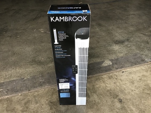 Kambrook 87cm touch control tower fan