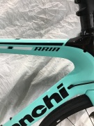 Bianchi Bike - CK GLOSSY/GLOSSY BLACK ARIA ULTEGRA DISC Di2 - SIZE 57 INCH- Colour Code : 1D - 5