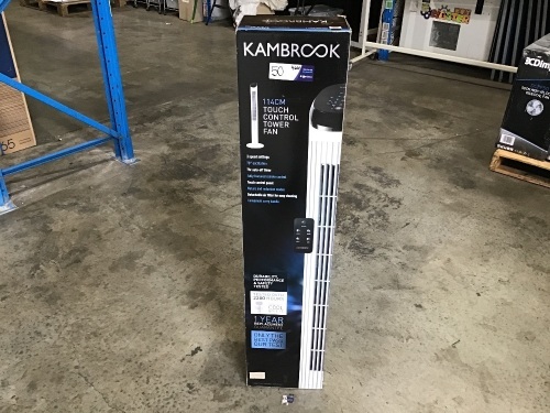 Kambrook 114cm touch control tower fan