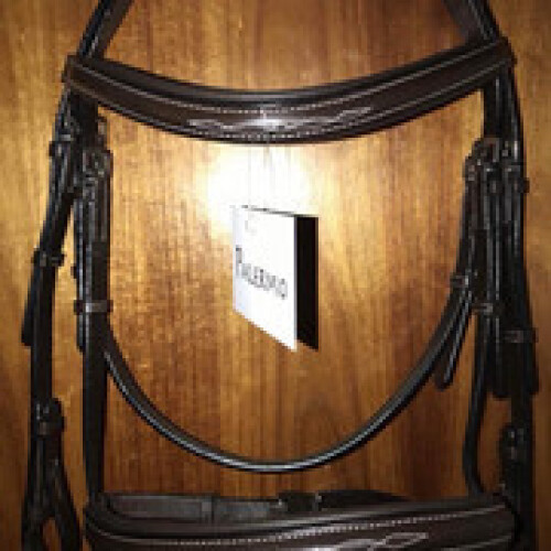 Palermo English leather Snaffle Brown cob size