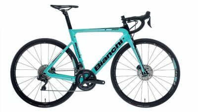 Bianchi Bike - CK GLOSSY/GLOSSY BLACK ARIA ULTEGRA DISC Di2 - SIZE 57 INCH- Colour Code : 1D