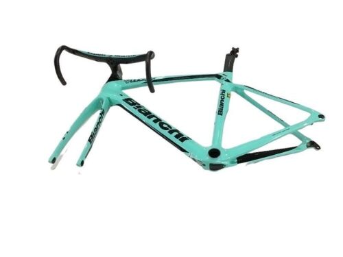 DNL FRAME ONLY to suit Bianchi Bike - CK GLOSSY/GLOSSY BLACK OLTRE XR4 CV DISC Special Build - SIZE 55 INCH - Colour Code : 1D