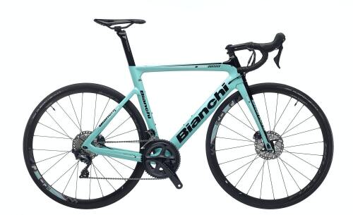 Bianchi Bike- GLOSSY/GLOSSY BLACK ARIA ULTEGRA DISC - SIZE 55 INCH - Colour Code : 1D