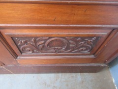 1 x 3 Part Cabinet. Very old with Fine Timber Carvings, 1830 W x 560 x 2260mm H - 14