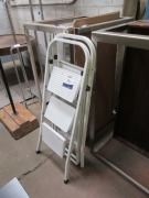 3 x assorted Step Ladders - 3