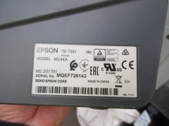 4 x Epson Printers, Model: M244A, No Power Supplies - 3