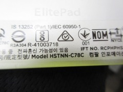 Hewlett Packard Elite Pad, Model: HSTNN-C78C - 3