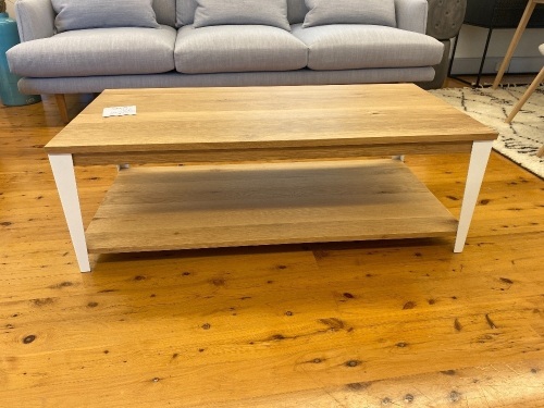 Industrial M Coffee Table White