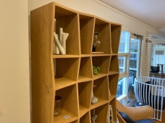 Oak 2 Rack Bookshelf - 3