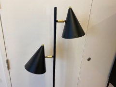 Amalfi KENNEDY FLOOR LAMP in black - LXFLaM144 - 2