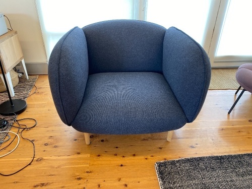 Melon Chair Denim Blue