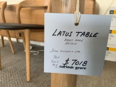 Latus Dining Table Solid European Oak - 2