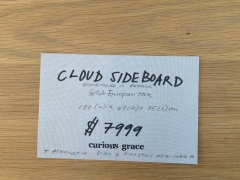 Cloud Sideboard Handmade in Bosnia, Solid European Oak - 2
