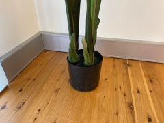 Extra Large Faux Office Plant in Black Pot - 3