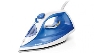 Philips EasySpeed Steam Iron - Blue - GC2143/29 - First image used as a guide ONLY. Carton and\or items have been severly affected by water damage.