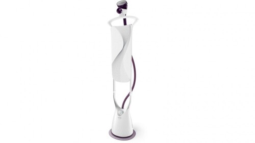 Philips ComfortTouch Garment Steamer - White - GC557/30 - First image used as a guide ONLY. Carton and\or items have been severly affected by water damage.