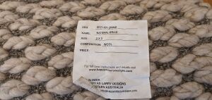 Natural Braid Wool Rug 2x3 - 3