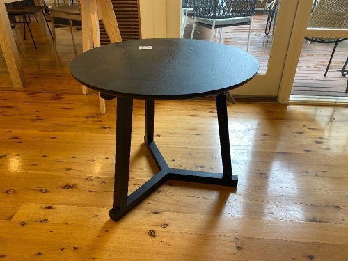Tripod Large Occasional Table Black