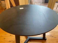 Tripod Large Occasional Table Black - 2