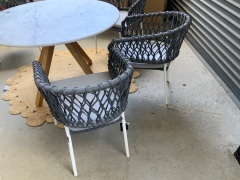 Quantity of 4 Lavie Outdoor Dining Chairs - 2