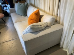Calma Sofa, 3 Seater, Grey Fabric - 2