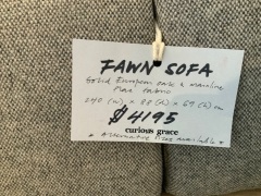 Fawn 4 Seater Sofa, Solid European Oak - 3