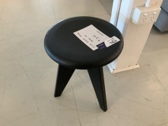 Sipa Short Stool, Black Ash