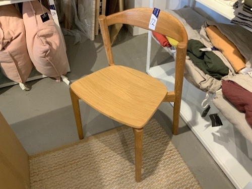 Dining Chair, Solid Timber Base, Plywood Top