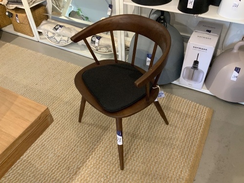 Nofu 651 Dining Chair, Walnut