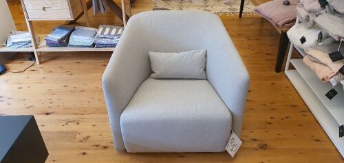 Hub - Lounge Arm Chair Light Grey