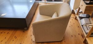 Hub - Lounge Arm Chair Light Grey - 4