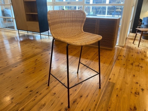 C603 Indoor/Outdoor Bar Chair Natural