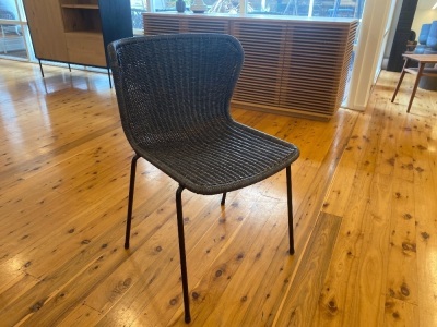 C603 Indoor/Outdoor Dining Chair Charcoal
