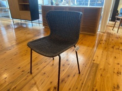 C603 Indoor/Outdoor Dining Chair Charcoal - 2