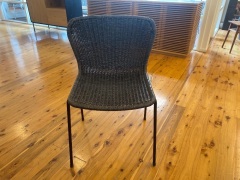 C603 Indoor/Outdoor Dining Chair Charcoal - 3