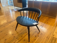 Nofu 652 Lounge Chair - Black Ash - 2