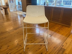 C603 Indoor/Outdoor Bar Chair White - 3