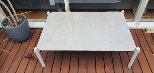 La Vie Coffee Table White 95x60x30cm