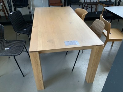 Slice Dining Table, Solid European Oak