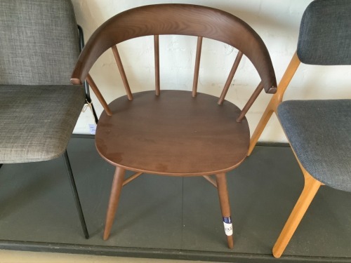 Dining Chair, Hardwood Brown Timber